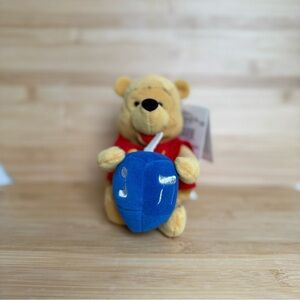 Disney Store Hanukkah Winnie The Pooh Bean Bag Limited Holiday with Dreidel NWT